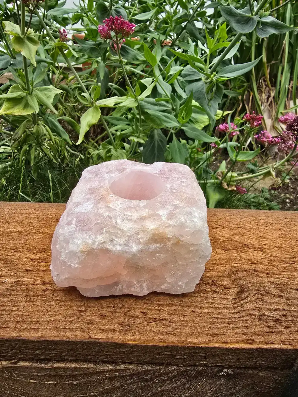 Tea Light Holders - Rose Quartz or Obsidian